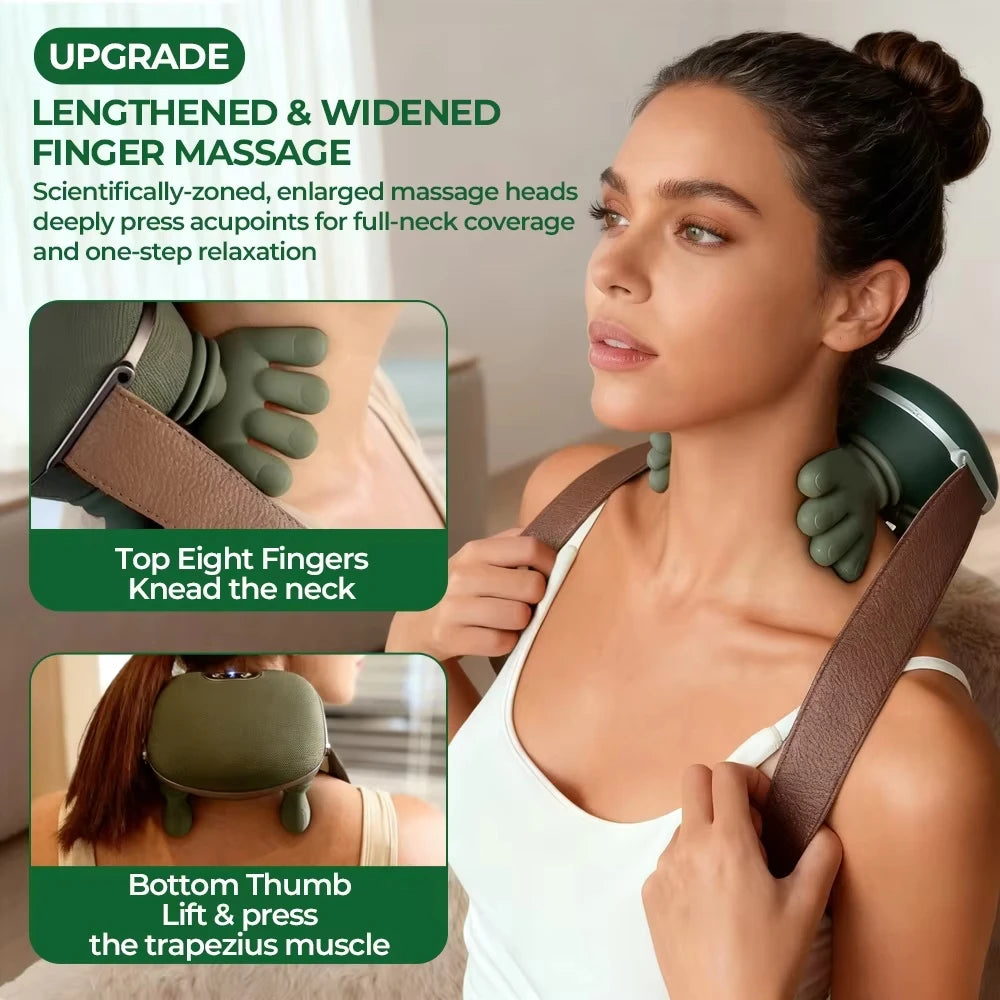 Deep Relief Neck & Shoulder Massager – Relax Muscles & Reduce Pain